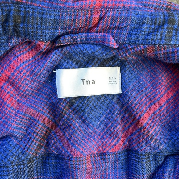 NWOT Aritzia TNA Brisco Flannel Shirt - Picture 5 of 7